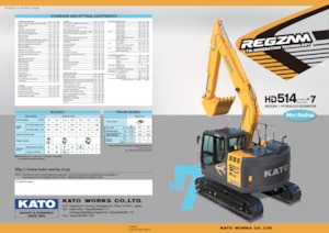 Pásová rypadla Kato HD514MR-7