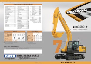 Pásová rypadla Kato HD820-7