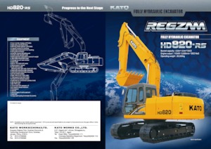 Pásová rypadla Kato HD820-R5