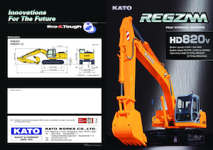 Pásová rypadla Kato HD820VLC