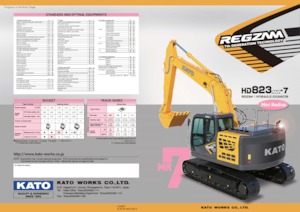 Pásová rypadla Kato HD823MR-7