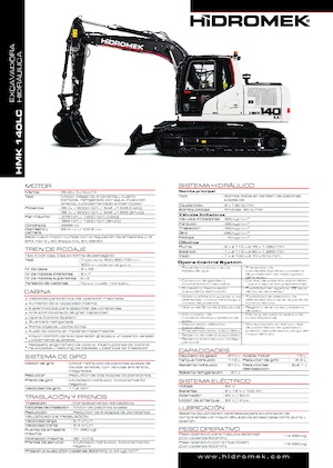 Pásová rypadla Hidromek HMK 140 LC