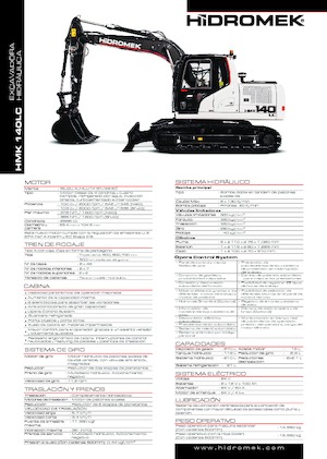 Pásová rypadla Hidromek HMK 140 LC