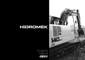 Pásová rypadla Hidromek HMK 140 LC