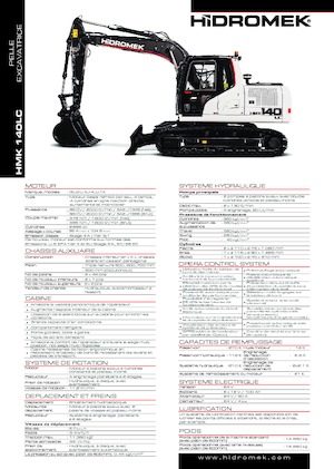 Pásová rypadla Hidromek HMK 140 LC