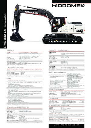 Pásová rypadla Hidromek HMK 220 LC