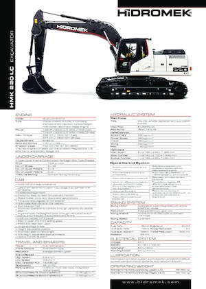 Pásová rypadla Hidromek HMK 220 LC