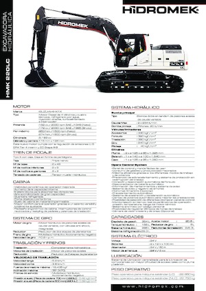 Pásová rypadla Hidromek HMK 220 LC