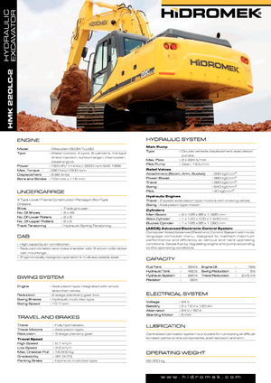 Pásová rypadla Hidromek HMK 220 LC