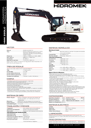 Pásová rypadla Hidromek HMK 220 LC