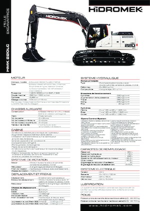 Pásová rypadla Hidromek HMK 220 LC