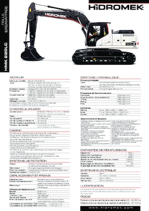 Pásová rypadla Hidromek HMK 220 LC