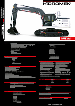 Pásová rypadla Hidromek HMK 230 LC