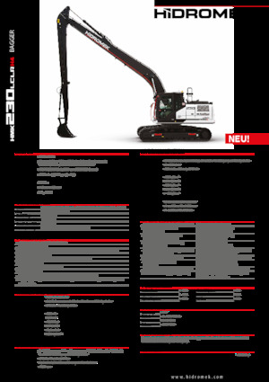 Pásová rypadla Hidromek HMK 230 LC LR 