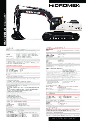 Pásová rypadla Hidromek HMK 300 LC PLUS