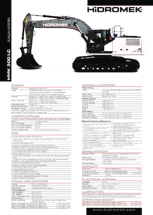Pásová rypadla Hidromek HMK 300 LC PLUS