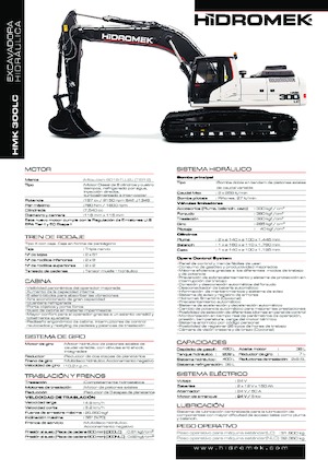 Pásová rypadla Hidromek HMK 300 LC PLUS