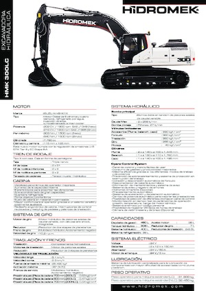 Pásová rypadla Hidromek HMK 300 LC PLUS