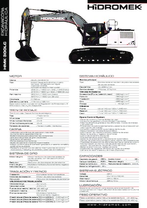 Pásová rypadla Hidromek HMK 300 LC PLUS