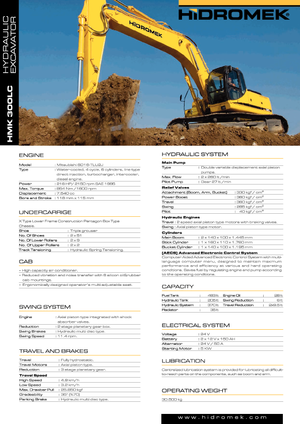 Pásová rypadla Hidromek HMK 300 LC