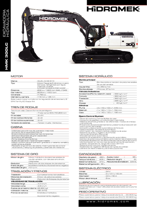 Pásová rypadla Hidromek HMK 300 LC