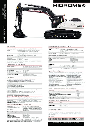 Pásová rypadla Hidromek HMK 300 LC PLUS