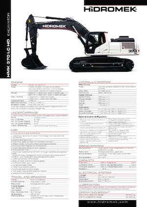 Pásová rypadla Hidromek HMK 370 LC-HD