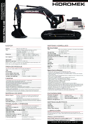 Pásová rypadla Hidromek HMK 370 LC-HD