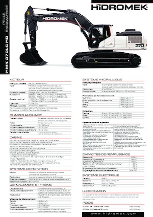 Pásová rypadla Hidromek HMK 370 LC-HD