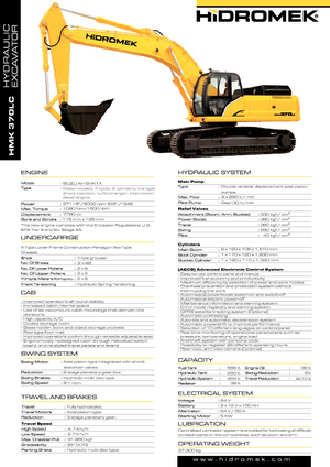 Pásová rypadla Hidromek HMK 370 LC-HD