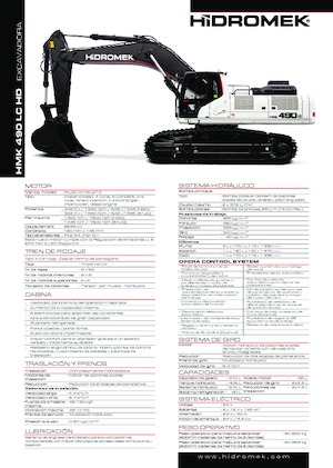 Pásová rypadla Hidromek HMK 490 LC-HD