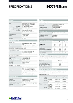 Pásová rypadla Hyundai HX145LCR