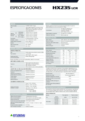 Pásová rypadla Hyundai HX235LCR