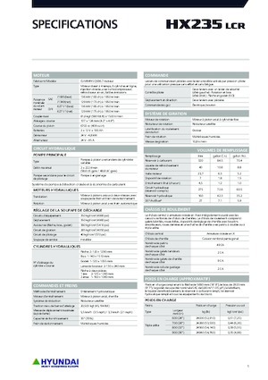 Pásová rypadla Hyundai HX235LCR