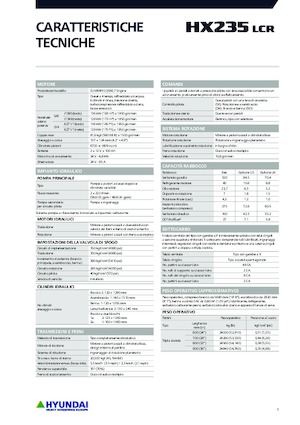 Pásová rypadla Hyundai HX235LCR