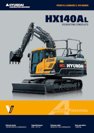 Pásová rypadla Hyundai HX140AL