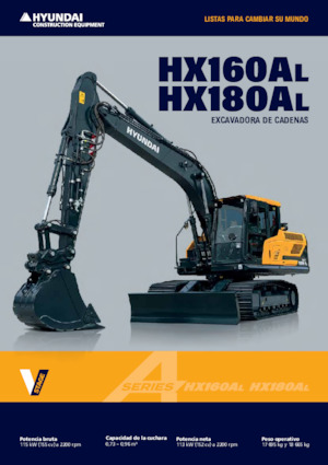 Pásová rypadla Hyundai HX160AL