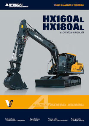 Pásová rypadla Hyundai HX160AL
