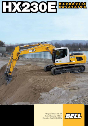 Pásová rypadla Bell HX230E