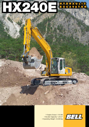 Pásová rypadla Bell HX240E