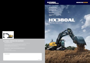 Pásová rypadla Hyundai HX380ANL