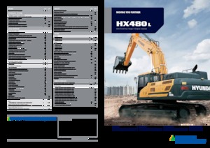 Pásová rypadla Hyundai HX480L