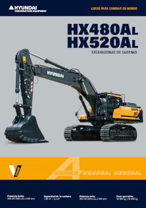 Pásová rypadla Hyundai HX520AL