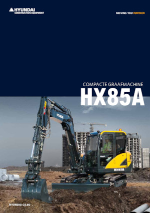 Pásová rypadla Hyundai HX85A
