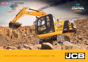 Pásová rypadla JCB NXT 140