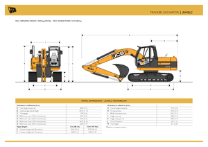 Pásová rypadla JCB JS 145 LC