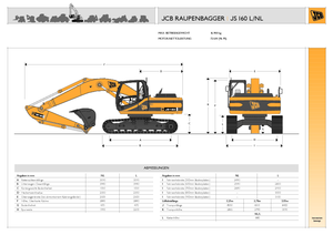 Pásová rypadla JCB JS 160 L