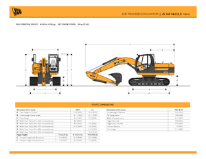 Pásová rypadla JCB JS 160 LC