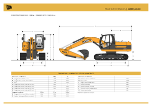 Pásová rypadla JCB JS 180 LC