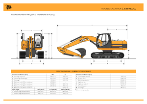 Pásová rypadla JCB JS 180 LC